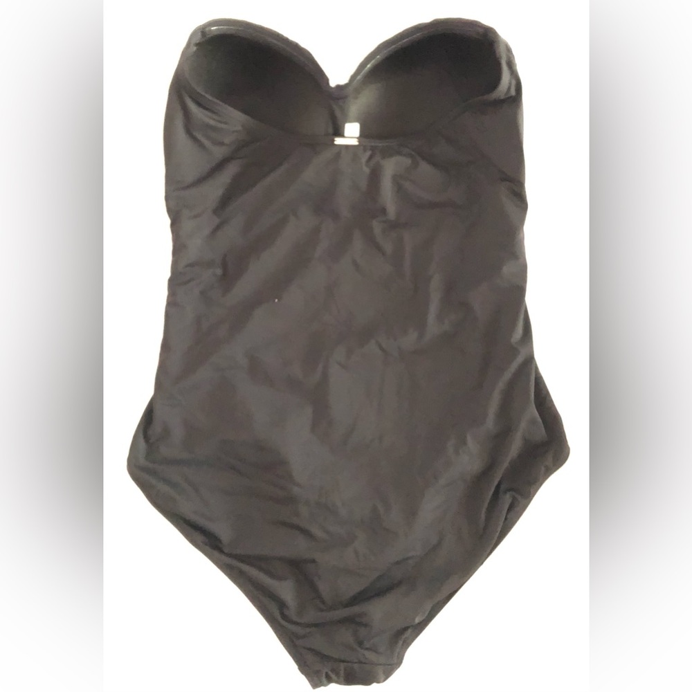 Anne Cole Strapless Black One-Piece Swimsuit - Picture 4 of 6